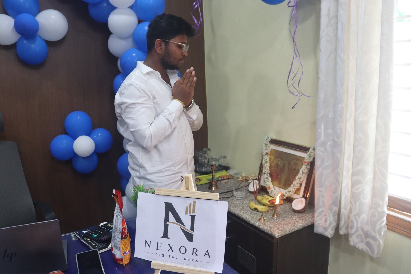 Nexora Digital Infra office inauguration moment