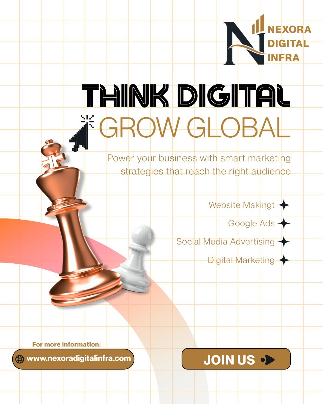 Think Digital. Grow Global. by Nexora Digital Infra